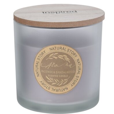 Sveča v steklenem kozarcu Natural story Incense&amp; Sandalwood