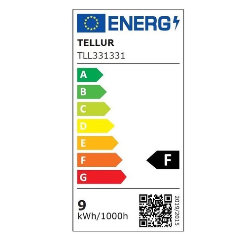 Tellur WiFi E27 Smart żarówka, 9 W, ciepła biała