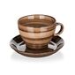 Banquet  Tasse mit Untertasse PALAS, 290 ml, braun