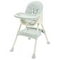 Scaun de masă Baby Mix Nora verde , 51 x 43 x 27cm
