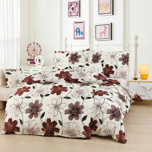 Obliečky mikrosatén SCARLET /13/, 2x 140 x 200 cm, 2x 70 x 90 cm, 2x 40 x 40 cm