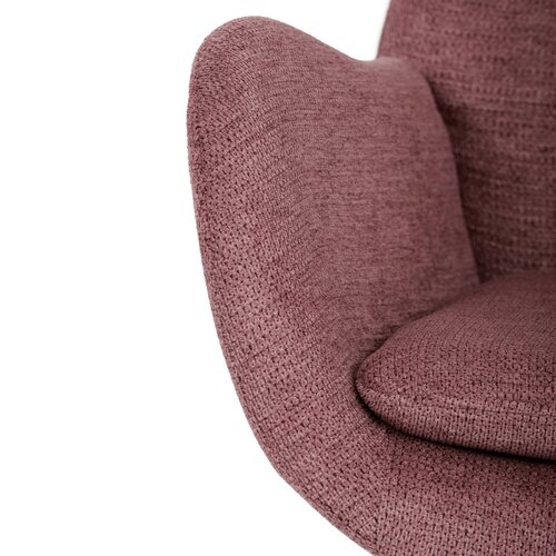 Fotel bujany PINK2, różowy