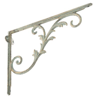 Gusseisenhalter für Mensola Regal, Weiß, 20 x 27 cm