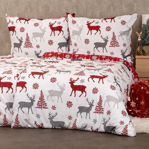 Lenjerie de pat din bumbac 4Home Snow, 140 x 220 cm, 70 x 90 cm