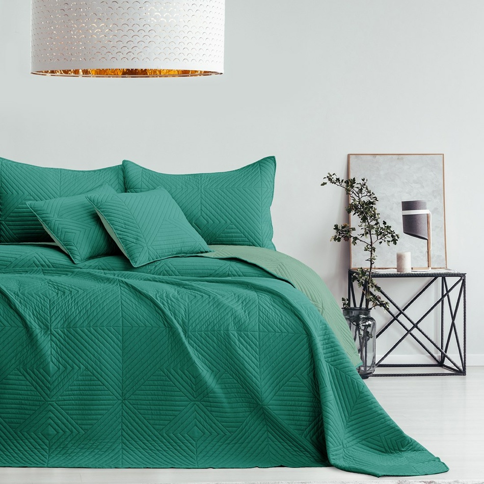 AmeliaHome Přehoz na postel Softa green - jadegreen, 220 x 240 cm - thumb (1)