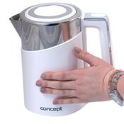 Concept RK3170 rýchlovarná kanvcia s termoreguláciou Cool Touch 1,7 l, biela