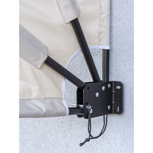 Happy Green Parawan składany na balkon 1,4 m, beżowy