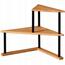 Kesper 58808 Kücheneckregal Bambus/Metall, 5 2 x 39 x 29,5 cm