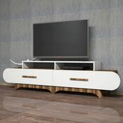 Televizní stolek Flora White and Walnut