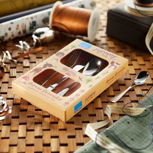 Amefa 4-delni otroški jedilni pribor Forest Friends