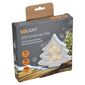 Solight 1V45-T Vianočný drevený Stromček teplá biela, 6 LED
