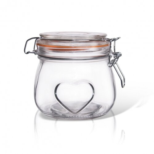 Orion Скляна банка патент Bela srdce, 0,5 л