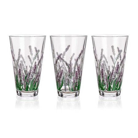Banquet Lavender 3-częściowy komplet szklanek
