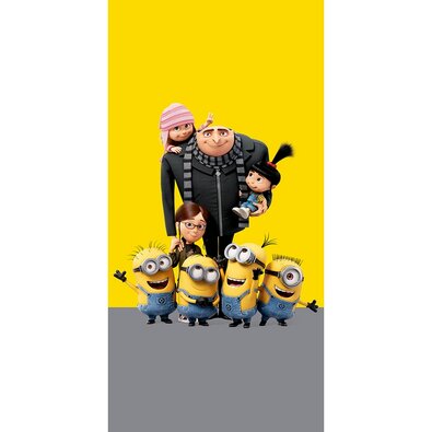 Ręcznik kąpielowy dla dzieci Minionki, 70 x 140 cm