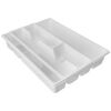 Orion Serving tray s posuvným dílem, 39 x 29 cm,bela