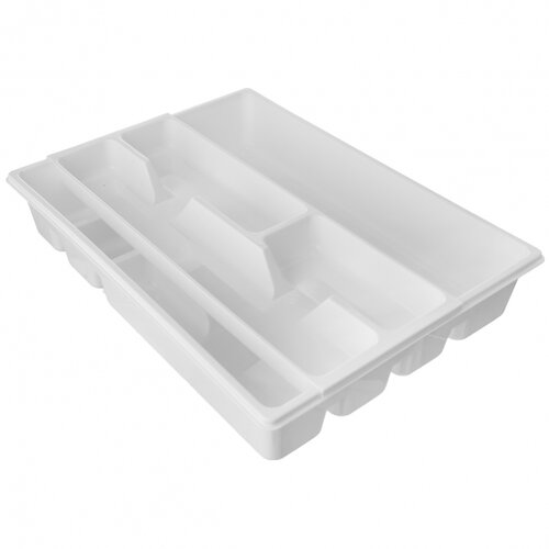 Orion Serving tray s posuvným dílem, 39 x 29 cm,bela