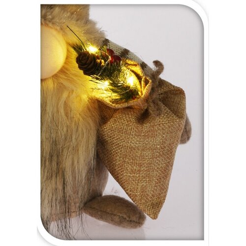 Skrzat bożonarodzeniowy z oświetleniem LED Henri, 14 x 38 x 21 cm