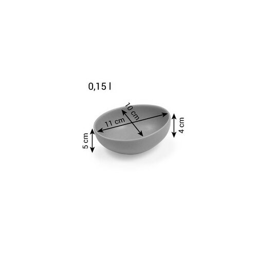 Tescoma FANCY HOME Stones tál, 11 cm, fehér