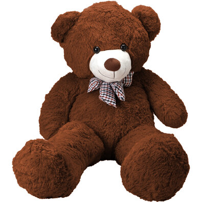 Harry plüss mackó, 120 cm, sötétbarna