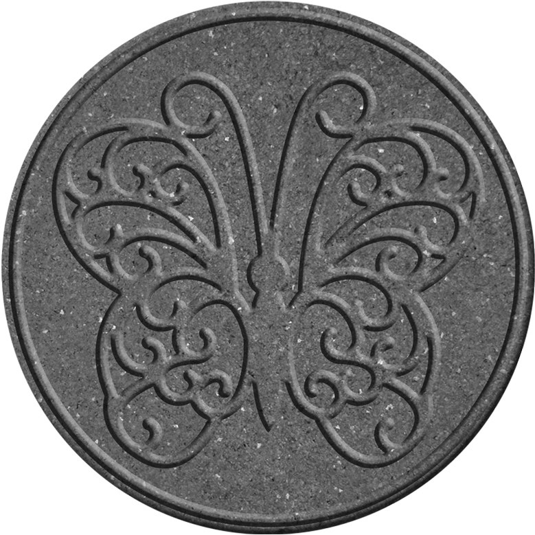 Benco Gumový nášľap na záhradu Motýľ, sivá