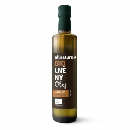 Obrázok Allnature Ľanový olej BIO 250 ml 