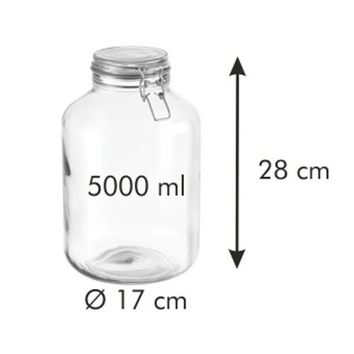 Tescoma Sklenice s klipsou DELLA CASA, 5 l