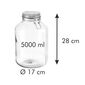Tescoma Sklenice s klipsou DELLA CASA, 5 l