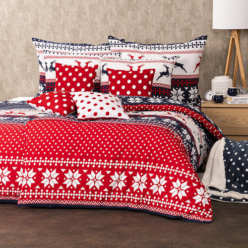 Lenjerie de pat, bumbac, 4Home Blue nordic, 140 x 200 cm, 70 x 90 cm + 50 x 70 cm