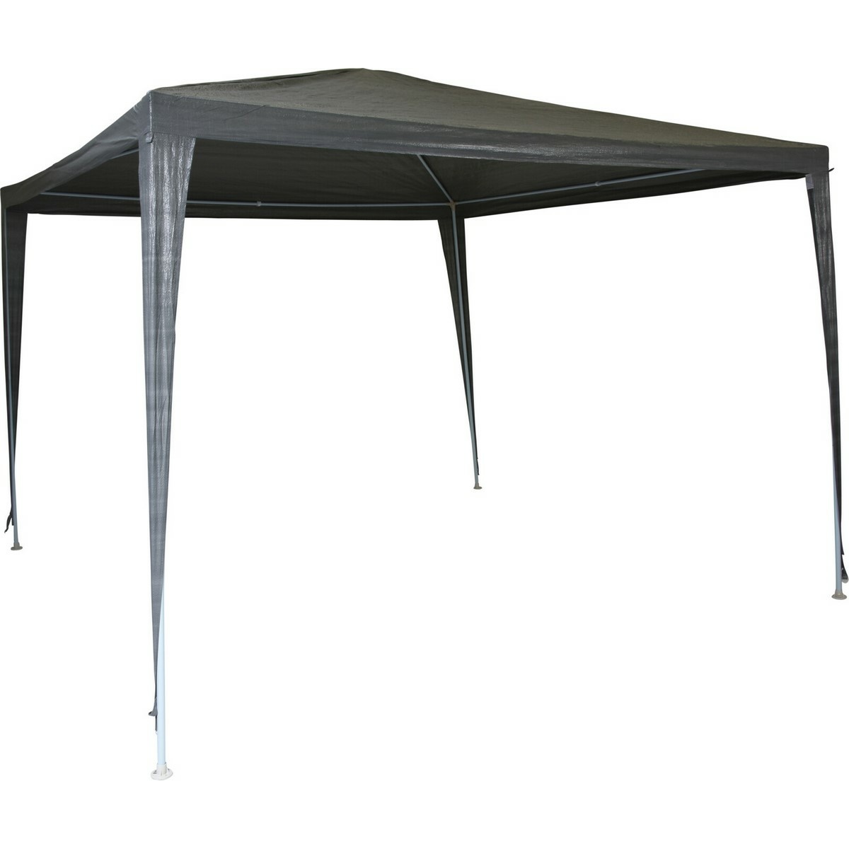 Altana ogrodowa szara, 300 x 300 x 245 cm