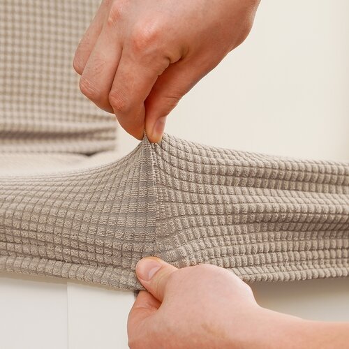 4Home Stretch prevleka za stol Magic clean bež, 45 - 50 cm, komplet 2 kosov