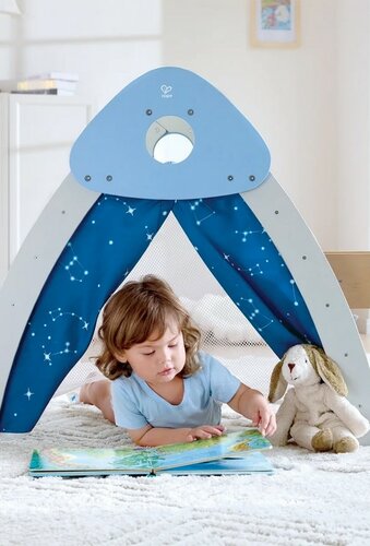 Hape Dětská dřevěná prolézačka s žebříkem a klouzačkou 4v1