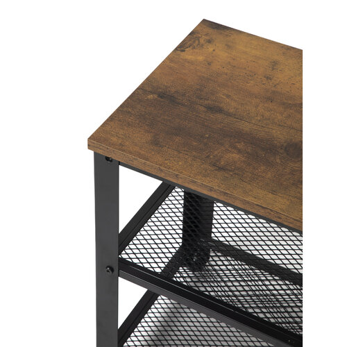 Ocelový botník LOFTY Dark Rack 3