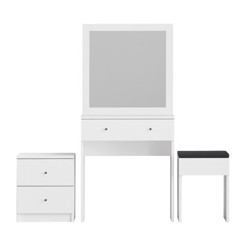 Kozmetický stolík Nice White