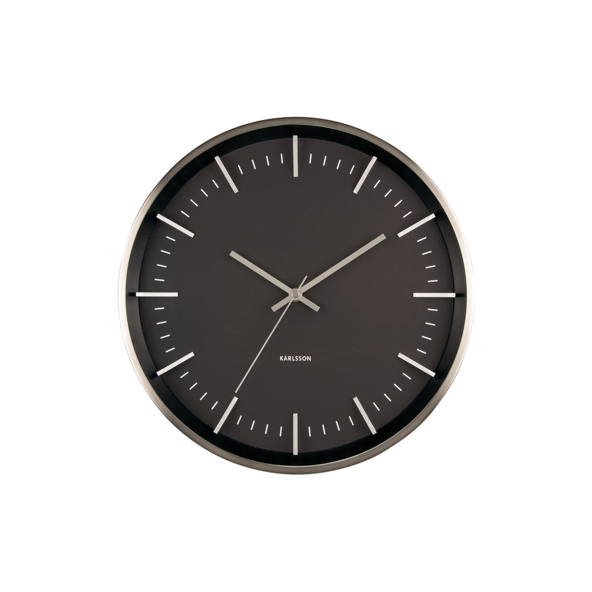 Karlsson 5911SI designové nástěnné hodiny 35 cm