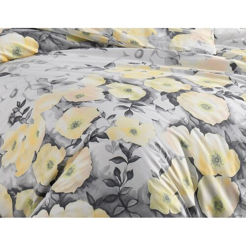 BedTex Bombažno posteljnino Alisa rumena, 140 x220 cm, 70 x 90 cm