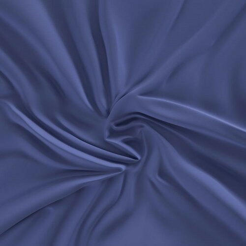 Kvalitex Satenasto rjuha z gumico temno modra, 90x 200 cm