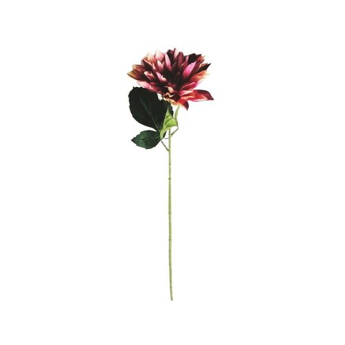 Floare artificială Dahlia roz, 68 cm