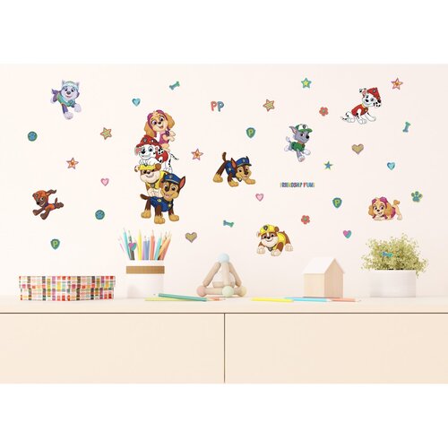 Samolepilne dekoracije Paw Patrol Friendship Fun,30 x 30 cm