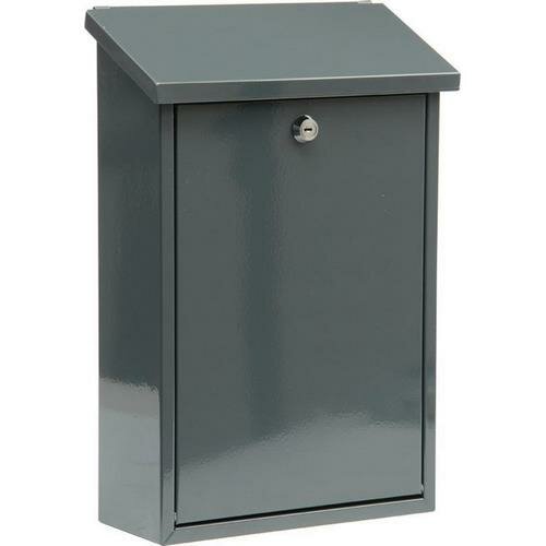 Briefkasten grau, 40 x 25 x 10 cm