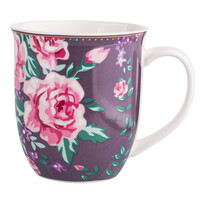 Altom Porcelánový jumbo hrnek Charlotta 400 ml, fialová Altom Porcelánový jumbo hrnek Charlotta 400 ml, fialová