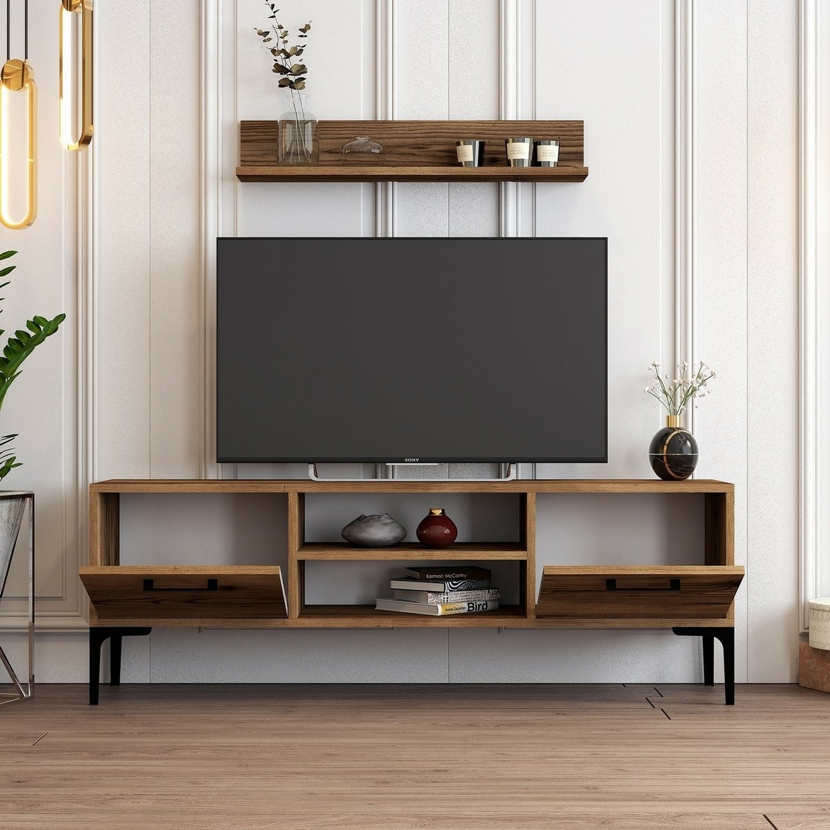 Televízny stolík Riga Walnut