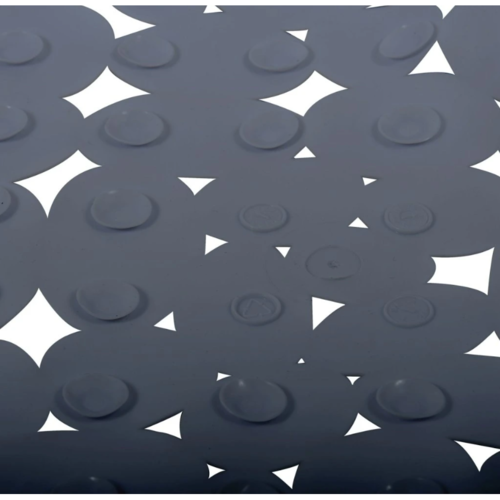 Spirella Anti-Rutsch-Badewannenmatte MARATHON, dunkelgrau, 73 x 36 cm