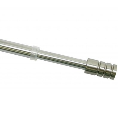 Kihúzható vitrázsrúd, 10 mm henger rozsdamentes acél, 80 - 110 cm
