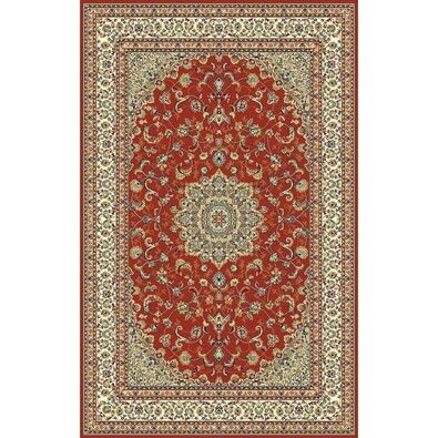 Habitat Kusový koberec Brilliant floral červená, 135 x 195 cm