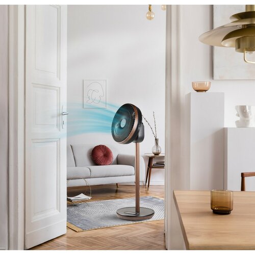 DOMO DO8155 stojanový ventilátor s osciláciou WoodStyle