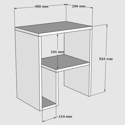 Beistelltisch Yepa Sapphire Oak