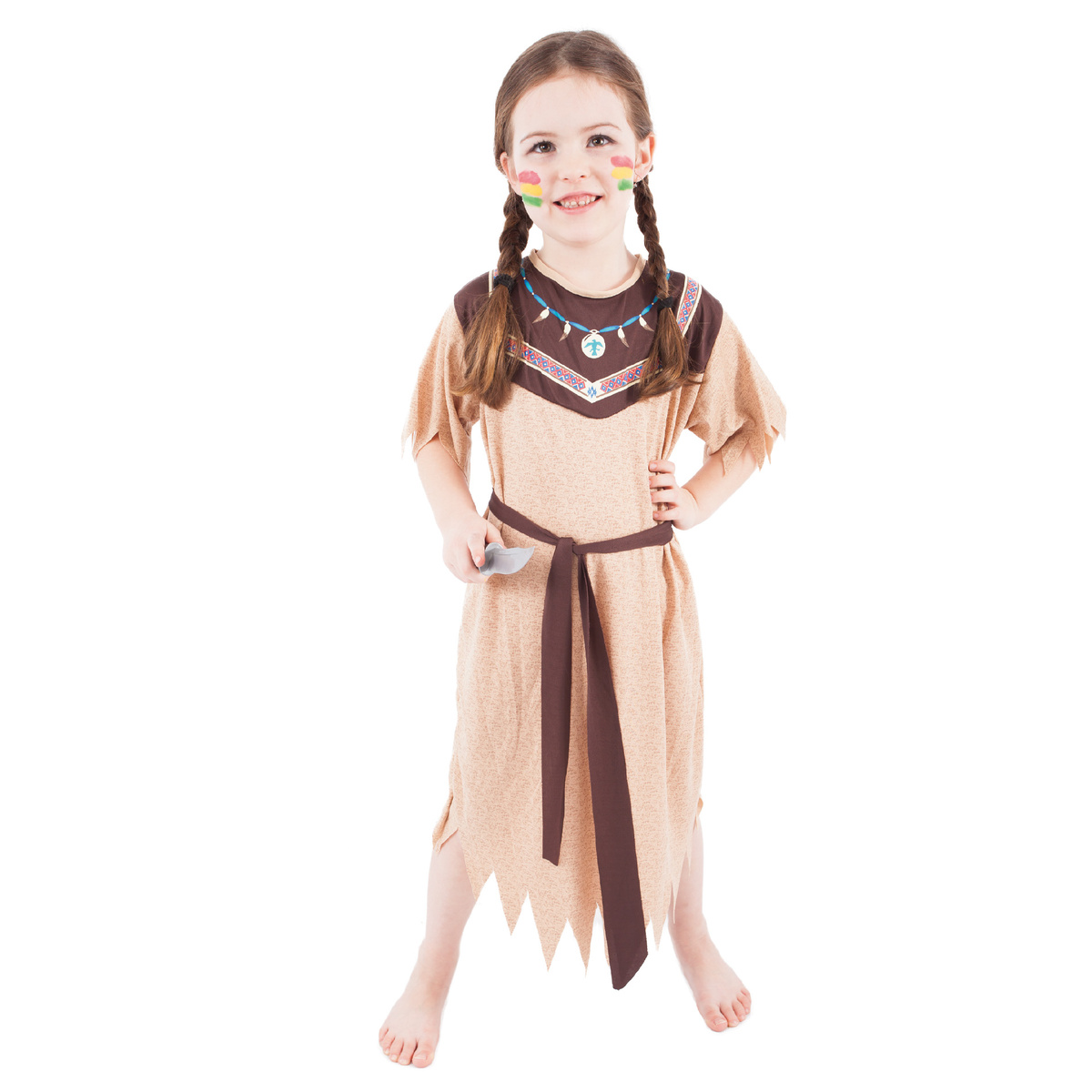 Fotografie Rappa Dětský kostým Indiánka s páskem, vel. S