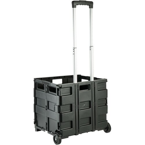 Keeeper Skladací nákupný vozík Olli 65 l Black