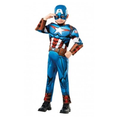 Rubies Dětský kostým Avengers Captain America, deluxe, vel. M