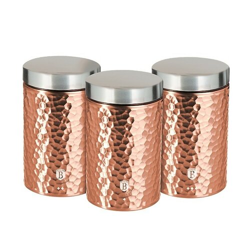 Obrázok BERLINGERHAUS Dóza na potraviny sada 3 ks Rosegold Collection BH-6715